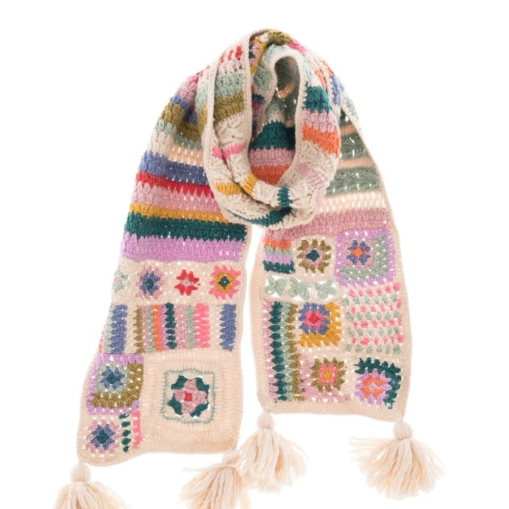 Woodstock Crochet Scarf by French Knot